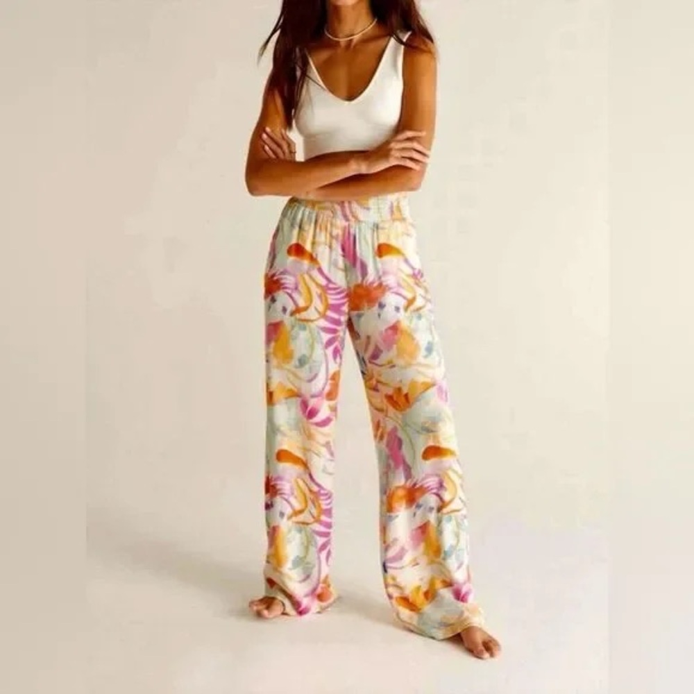 X Supply Resort Wear Boardwalk Palm Print Pant XS
